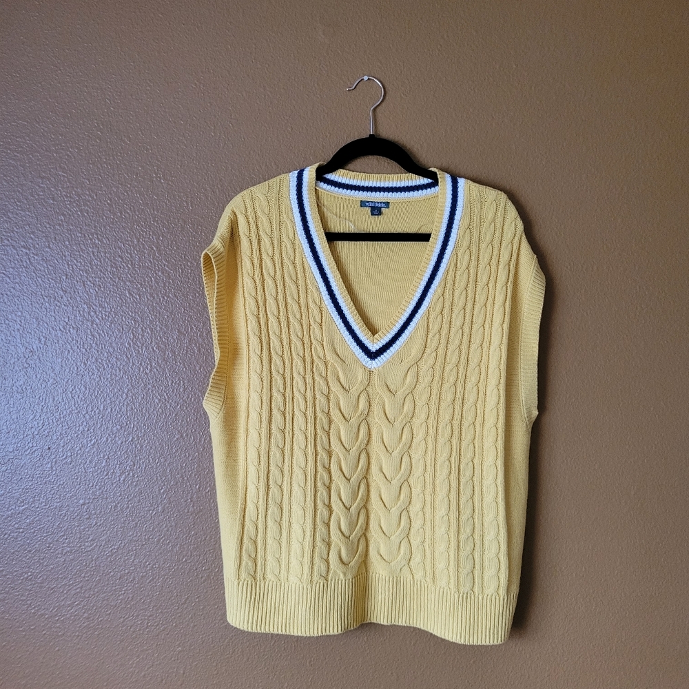 NWOT Oversized Sweater Vest